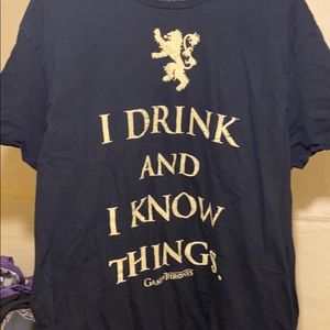 Black game of thrones shirt